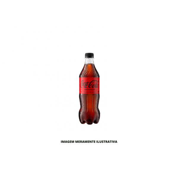 REFRIGERANTE - COCA COLA - PET 600ML ZERO